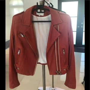 Iro Red Leather Jacket